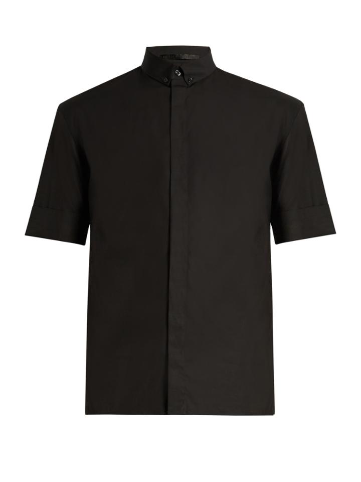 Haider Ackermann Byron Short-sleeved Cotton Shirt