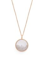 Matchesfashion.com Aurlie Bidermann Fine Jewellery - Chivor 18kt Gold And Topaz Medallion Necklace - Womens - Crystal