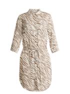 Heidi Klein Kalahari Zebra-print Poplin Shirtdress