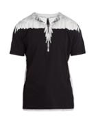 Marcelo Burlon Double Wing Cotton-jersey T-shirt