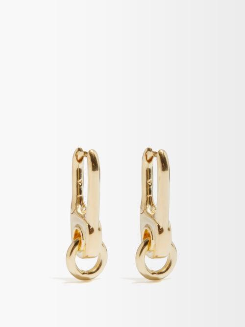Otiumberg - Carabiner Loop 14kt Gold-vermeil Earrings - Womens - Yellow Gold