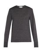 Matchesfashion.com Officine Gnrale - Nina Merino Wool Sweater - Mens - Grey