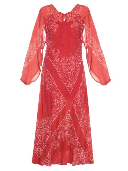 Mes Demoiselles Bonita Bandana-print Maxi Dress
