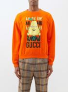 Gucci - X Pablo Delcielo Cotton Sweatshirt - Mens - Orange