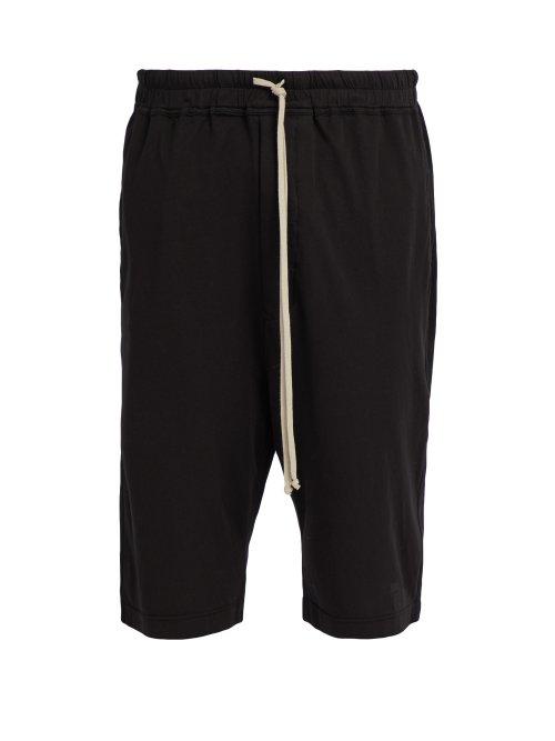 Matchesfashion.com Rick Owens Drkshdw - Astaire Pods Cotton Shorts - Mens - Black