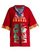Matchesfashion.com Noki - Matchstick Print Bandana T Shirt - Womens - Red Multi