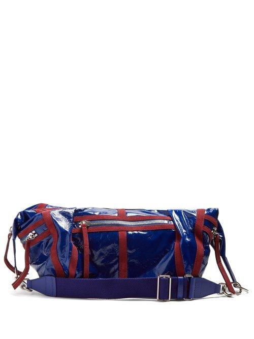 Matchesfashion.com Isabel Marant - Nawey Patent Leather Bag - Womens - Blue