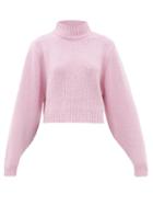 Matchesfashion.com The Row - Tabeth Cropped Cashmere Sweater - Womens - Pink