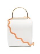 Matchesfashion.com Roksanda - Besa Top Handle Leather Shoulder Bag - Womens - White Multi