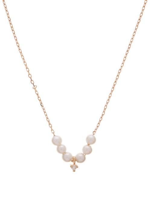 Matchesfashion.com Mizuki - Diamond, Akoya Pearl & 14kt Gold Necklace - Womens - Pearl