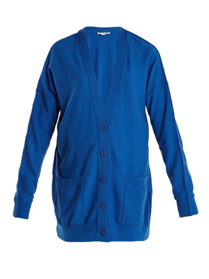 Stella Mccartney Deep V-neck Wool Cardigan