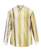 Matchesfashion.com Marrakshi Life - Striped Cotton-blend Shirt - Mens - Multi