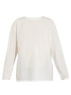 Lemaire Long-sleeved Silk-blend Top