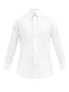 Matchesfashion.com Brioni - Cotton-poplin Evening Shirt - Mens - White
