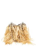 Matchesfashion.com Paco Rabanne - 1969 Small Raffia-fringe Chain Shoulder Bag - Womens - Silver Multi