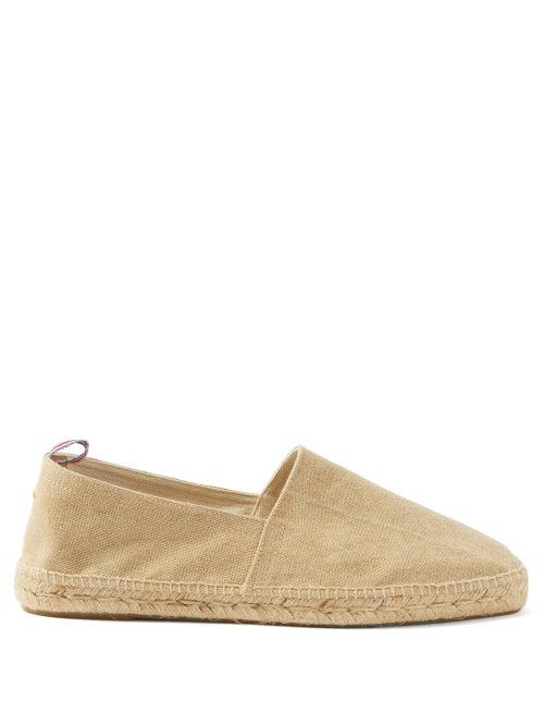 Castaer - Pablo Canvas And Jute Espadrilles - Mens - Beige