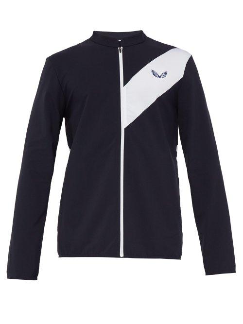 Matchesfashion.com Castore - Morris Zip Through Technical Jersey Jacket - Mens - Navy White