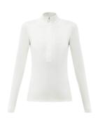 Matchesfashion.com Fusalp - Gemini Iii Half-zip Fleece-back Jersey Base Layer - Womens - White