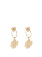 Matchesfashion.com Vanda Jacintho - Floral Charm Hoop Drop Earrings - Womens - Gold