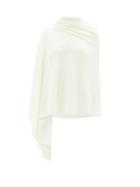 Lisa Yang - Paris Asymmetric Cashmere Shawl - Womens - Cream