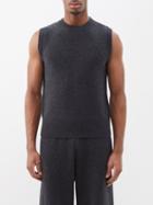 Extreme Cashmere - No.252 Layer Cashmere Sweater Vest - Mens - Dark Grey