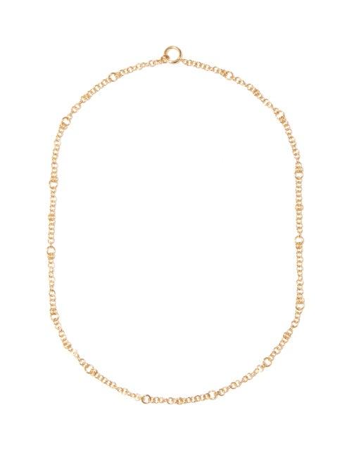 Spinelli Kilcollin - Gravity 18kt Gold Chain-link Necklace - Womens - Yellow Gold