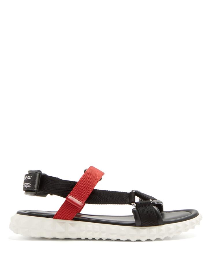 Valentino Always-print Rubber-stud Sole Sandal