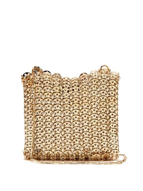 Matchesfashion.com Paco Rabanne - Iconic 1969 Chain Shoulder Bag - Womens - Gold