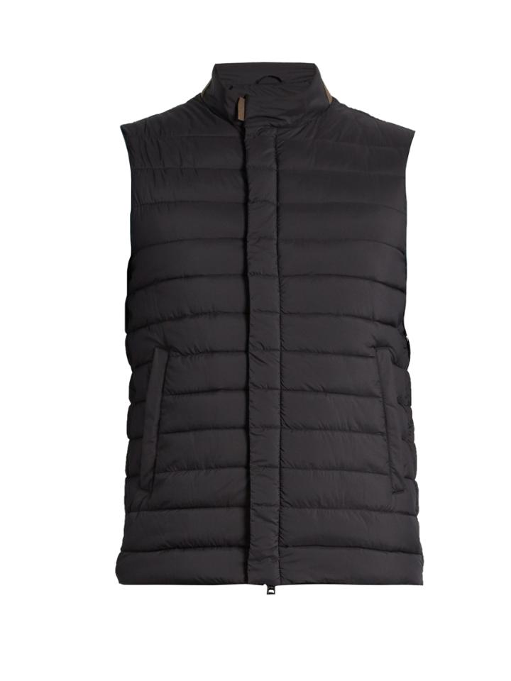 Herno Stand-collar Quilted Gilet