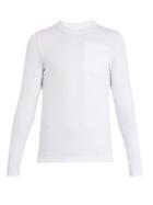 Matchesfashion.com Falke Ess - Quest 2.0 Chest Pocket Long Sleeved T Shirt - Mens - White
