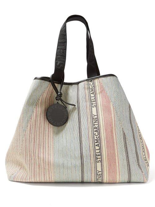 Matchesfashion.com Stella Mccartney - Logo Jacquard Canvas Tote - Womens - Multi