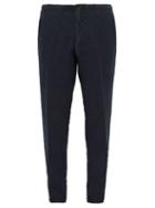 Matchesfashion.com J.w. Brine - Craig Drawstring Waist Linen Trousers - Mens - Navy