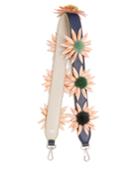Fendi Strap You Flower-embellished Leather Bag Strap