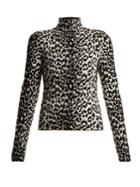 Givenchy Animal-intarsia Wool-blend Top