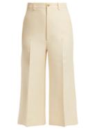 Gucci Wool-blend Cropped Trousers
