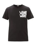 Matchesfashion.com Valentino Garavani - Want Want-print Cotton-jersey T-shirt - Mens - Black