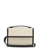 Matchesfashion.com Hunting Season - The Body Rattan And Leather Belt Bag - Womens - Black