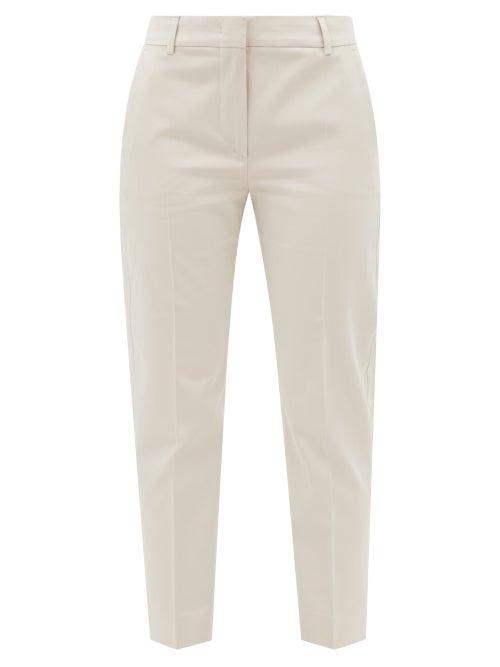 Max Mara - Folgore Trousers - Womens - Light Beige