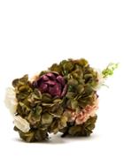Matchesfashion.com Philippa Craddock - Hydrangea And Artichoke Faux Flower Headband - Womens - Multi