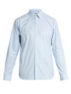 Burberry Single-cuff Prince Of Wales-checked Cotton Shirt