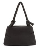 Matchesfashion.com Kassl Editions - Lady Pop Oil Knotted-strap Padded Shoulder Bag - Womens - Black
