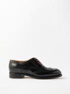 Gucci - Contrast-laces Leather Brogues - Mens - Black