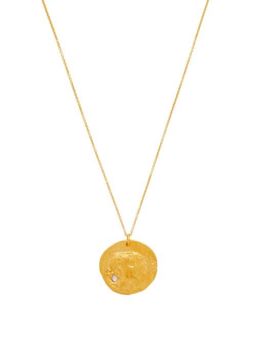 Matchesfashion.com Alighieri - The Other Side Of The World Gold Plated Necklace - Womens - Gold