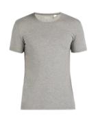 Matchesfashion.com Paul Smith - Crew Neck Cotton T Shirt - Mens - Grey