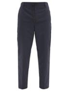 Matchesfashion.com Maison Kitsun - City Slim-leg Trousers - Mens - Navy