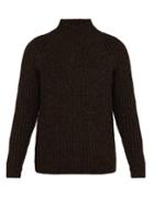 De Bonne Facture Ribbed-knit Wool Sweater