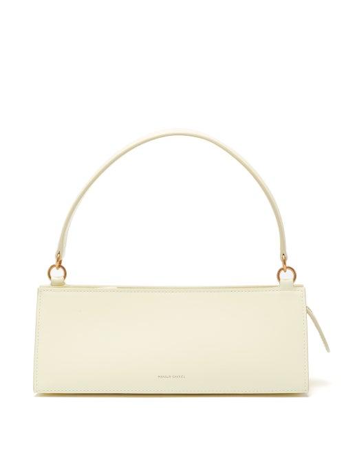 Matchesfashion.com Mansur Gavriel - Pencil Small Leather Shoulder Bag - Womens - White