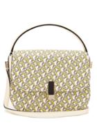 Matchesfashion.com Valextra - Iside Xy Print Leather Cross Body Bag - Womens - Yellow Multi