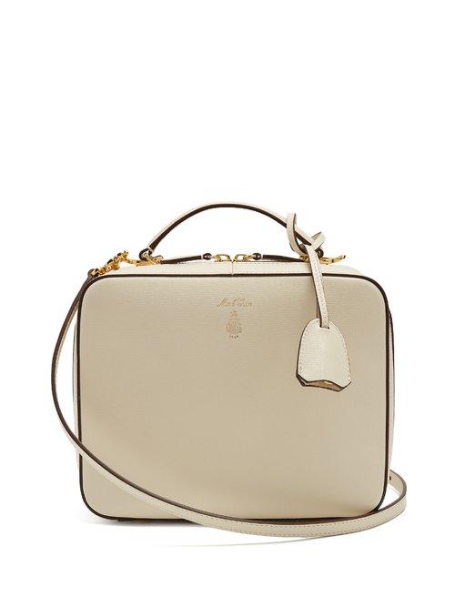Matchesfashion.com Mark Cross - Laura Saffiano Leather Shoulder Bag - Womens - Ivory