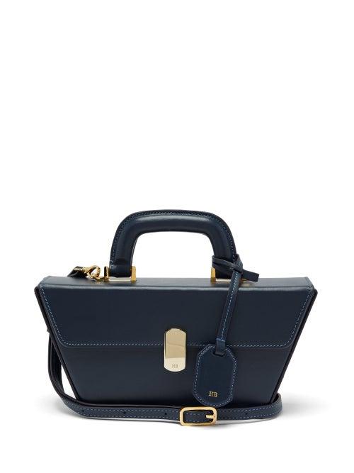 Matchesfashion.com Hillier Bartley - Cassette Leather Bag - Womens - Navy